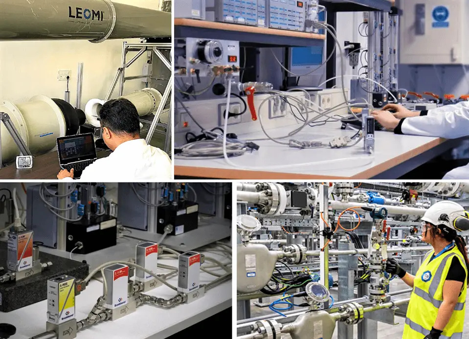 PROVIDING FLOW METER TECHNOLOGY WITH IN-HOUSE CALIBRATION