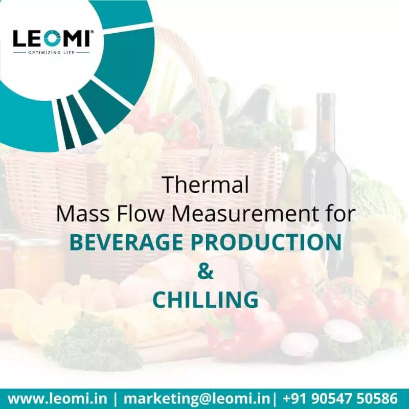 Thermal Mass flow measurement for beverage production & Chilling