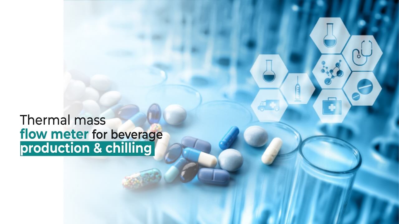 Thermal Mass Flowmeter for Beverage Production & Chilling